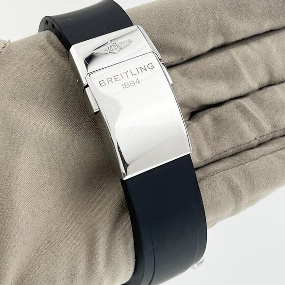 Breitling Super Avenger Steel MOP Dial Diamonds 48mm Automatic Mens Watch A13370 - Picture 6 of 8